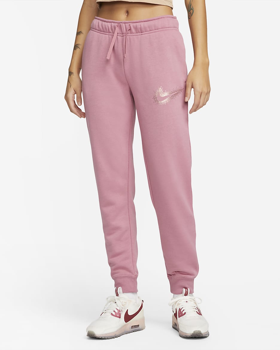 Nike Sportswear Club Fleece Women s Mid Rise Logo Joggers